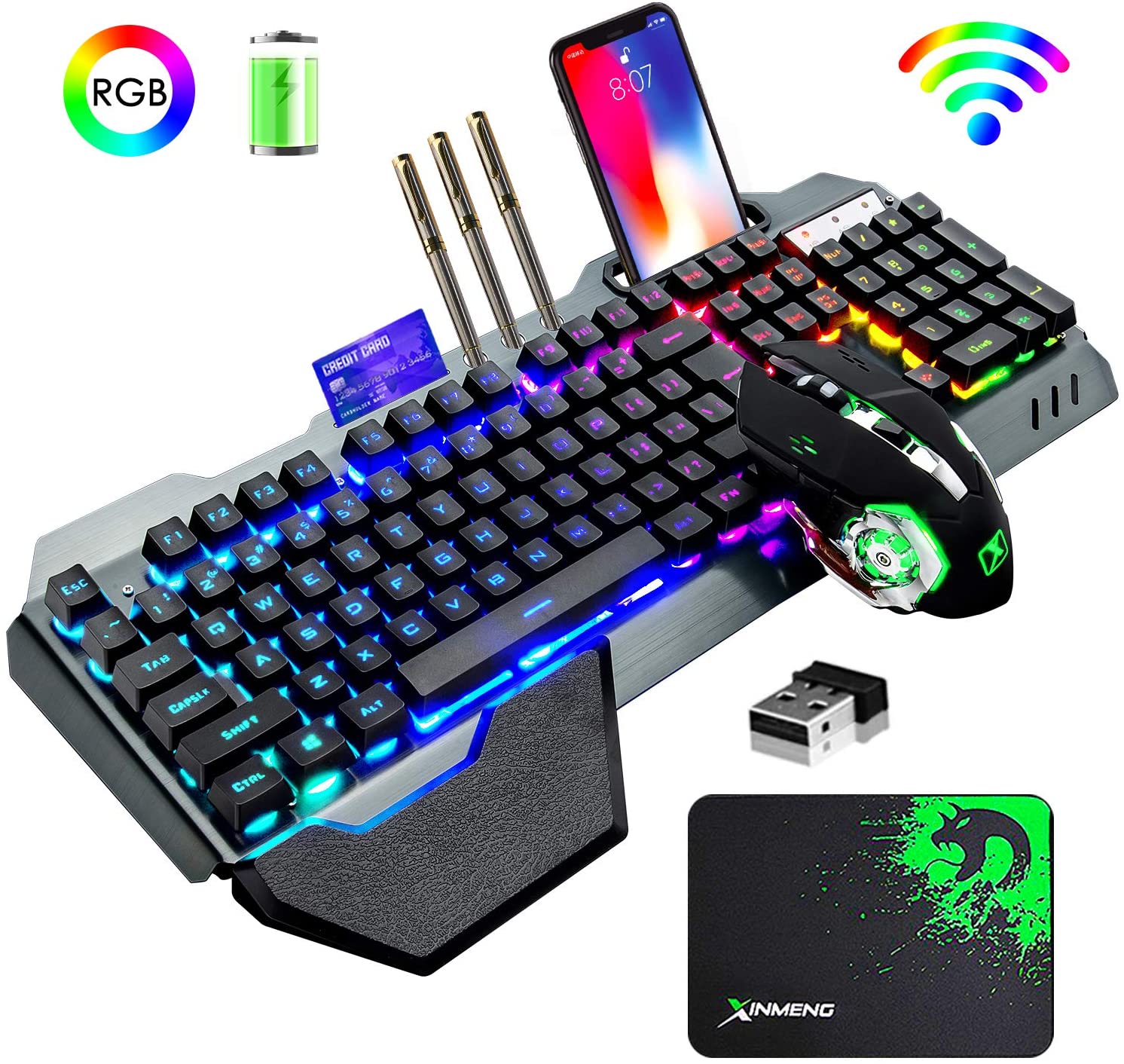 Gaming Keyboard Ergonomics - K680 Keyboard dan Mouse game nirkabel,