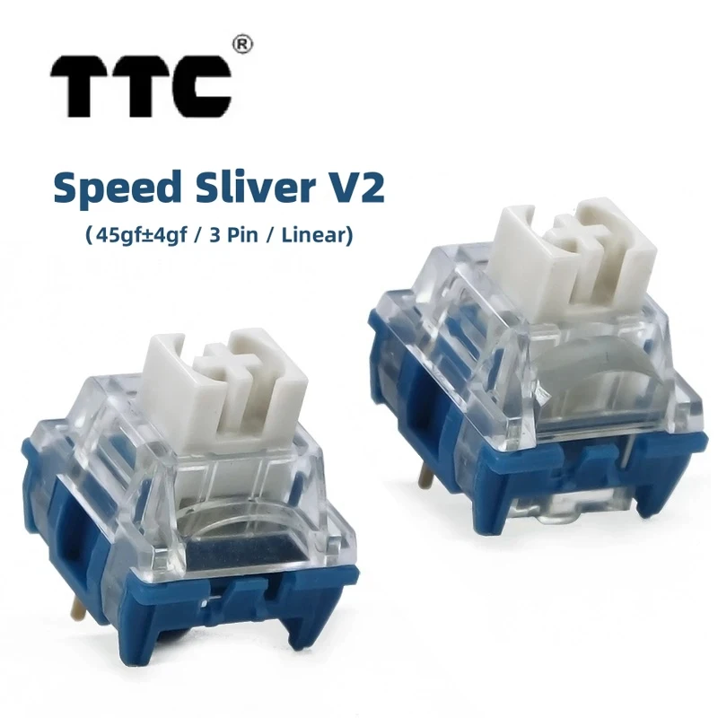 Gaming Keyboard No Rgb - TTC Kecepatan Perak V2 DIY Kustom