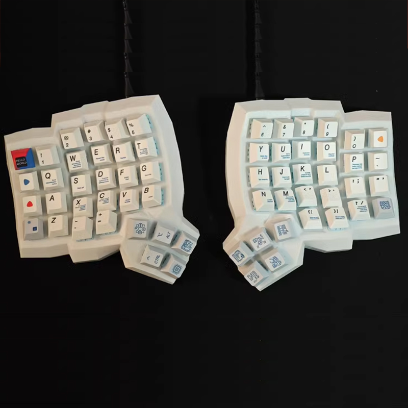 Gaming Keyboard Ergonomics - Kit Keyboard Dactyl Manuform Split yang