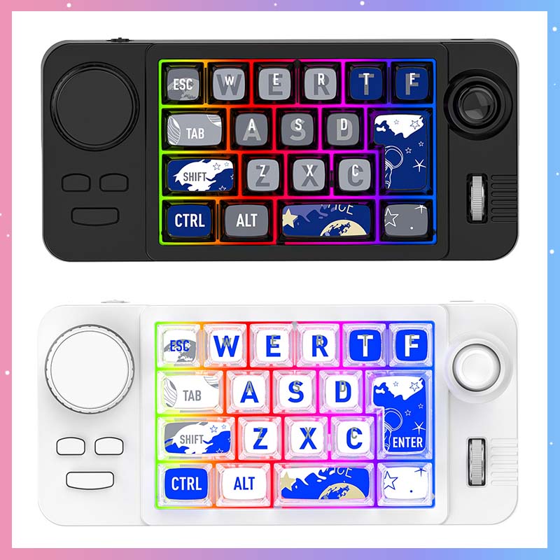 Gaming Keyboard Mechanical - Keyboard Gaming W911 Nirkabel Tri-Mode Keyboard