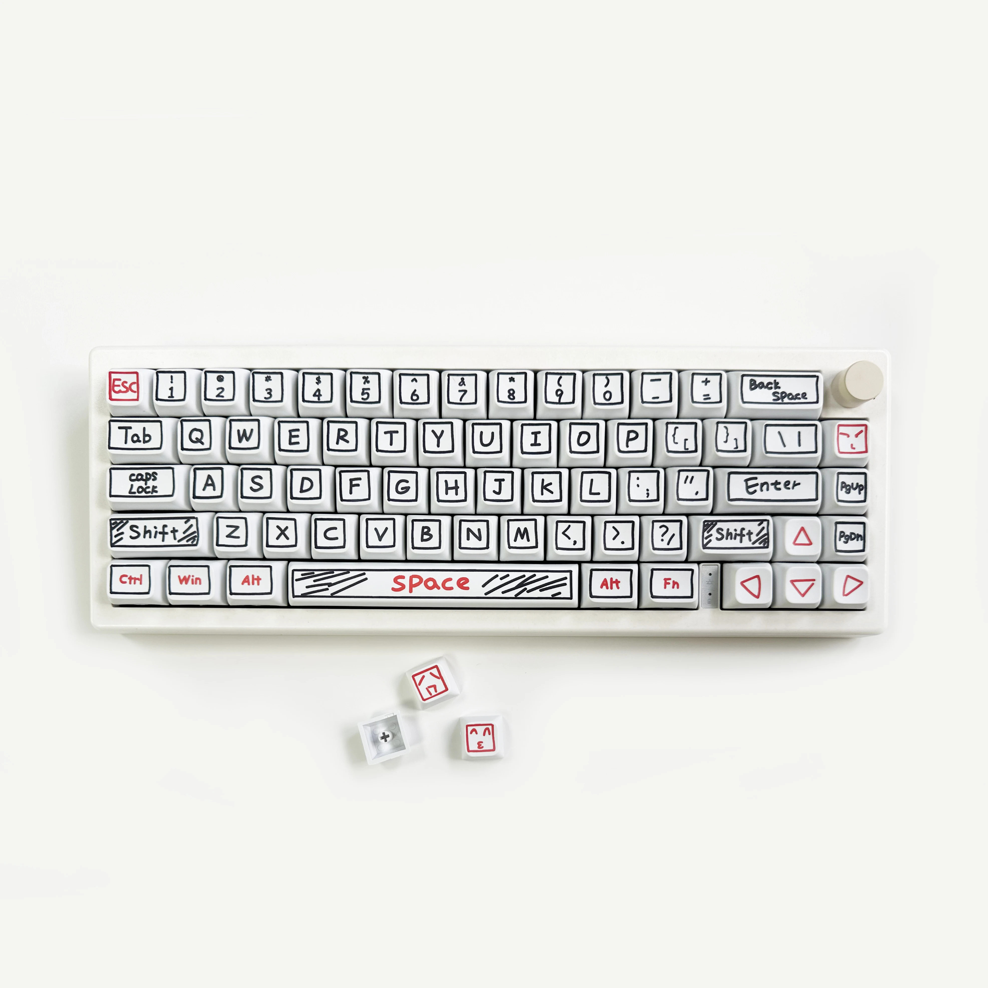 125 Tombol XDA Profil Tema Gra - Gaming Keyboard Ergo ulasan dan harga