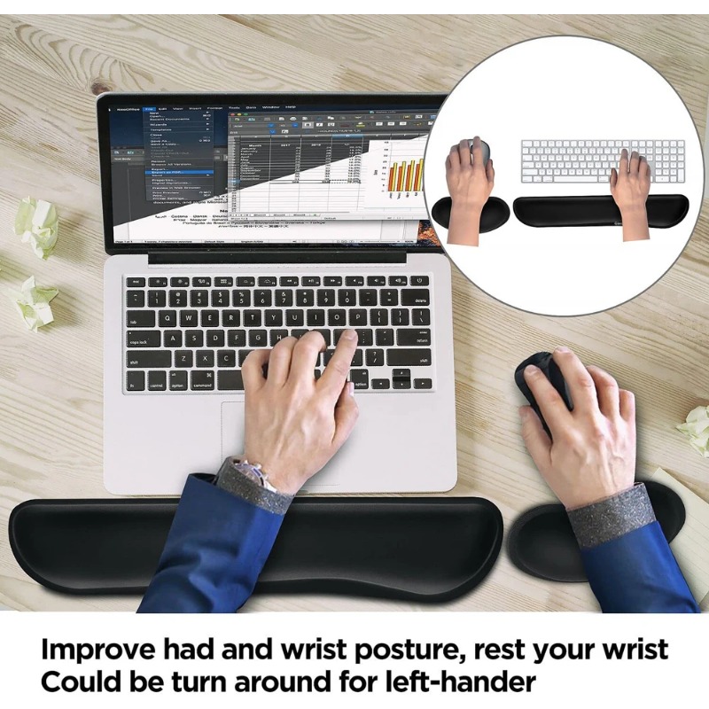 Sandaran Pergelangan Tangan Ke - Gaming Keyboard Ergonomics ulasan dan harga
