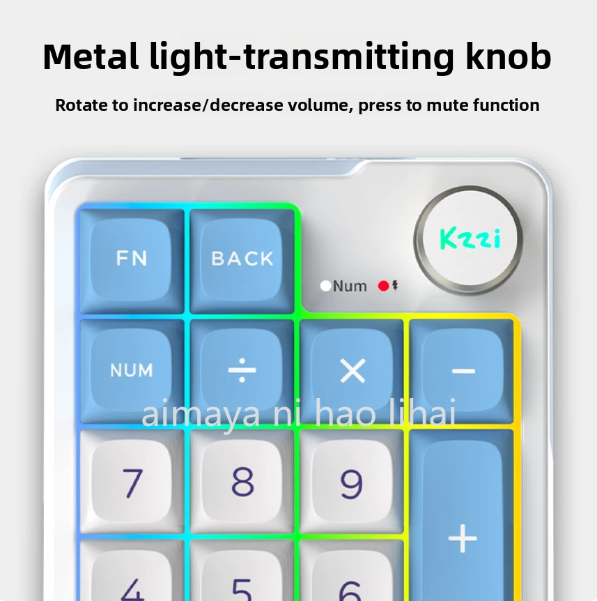 Kzzi K20 Mini Keypad Tiga Mode - Gaming Keyboard Mechanical ulasan dan harga