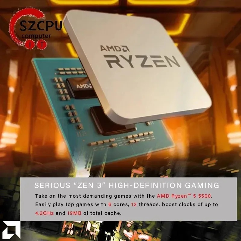 100% Baru AMD R5 5500 Ryzen 5  - Amd Cpu Ryzen 5 ulasan dan harga