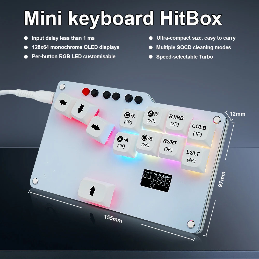 Hitbox Mini GP2040 CE Keyboard - Gaming Keyboard No Rgb ulasan dan harga