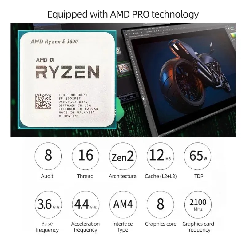 Tray AM4 100% Baru Asli AMD Ry - Amd Cpu Ryzen 5 ulasan dan harga