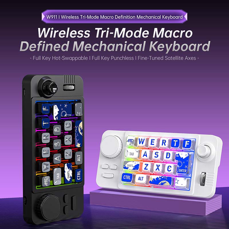 Keyboard Gaming W911 Nirkabel  - Gaming Keyboard Mechanical ulasan dan harga