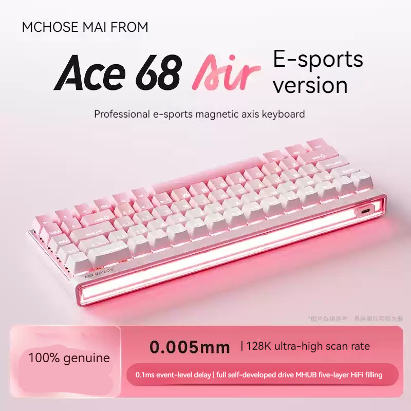 Keyboard Mekanik Mchose Ace68  - Gaming Keyboard Ergo ulasan dan harga