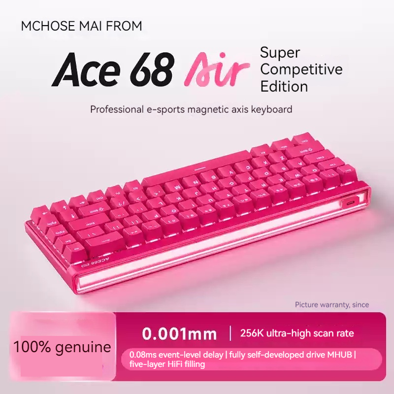 Keyboard Mekanik Mchose Ace68  - Gaming Keyboard Ergo ulasan dan harga